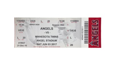 Albert Pujols 600th Home Run Ticket Stub Los Angeles Angels Legend History