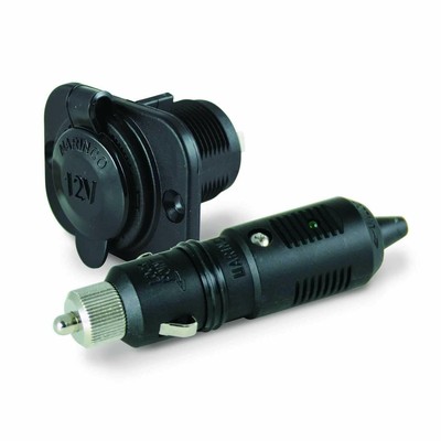 Prise Et Fiche Pour Moteur De Pêche à La Traîne 12V - Connecteur à Baïonnette étanche - Pour Bateaux, Kayaks, Panneaux Solaires