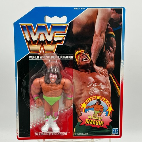 THE ULTIMATE WARRIOR green trunks WWF Hasbro wwe s...