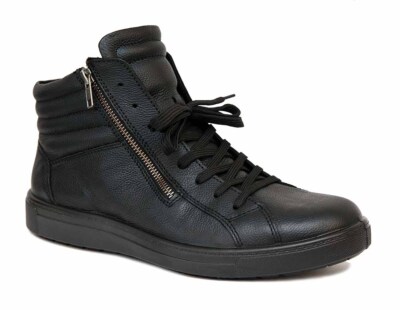 Jomos Rallye Polo Winter-Stiefel Boots Lammfell Futter schwarz