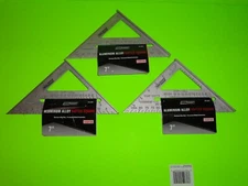 (3) - 7" Rafter Square Heavy Duty Aluminum Speedy Angle Permanent CNC Graduation