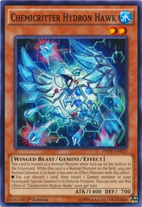 Chemicritter Hydron Hawk - INOV-EN023 - Common - 1st Edition x3 - Lightly Played