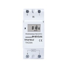 Din Rail Digital Time Switch Relay Control 7 Days Programmable AC 220V 230V