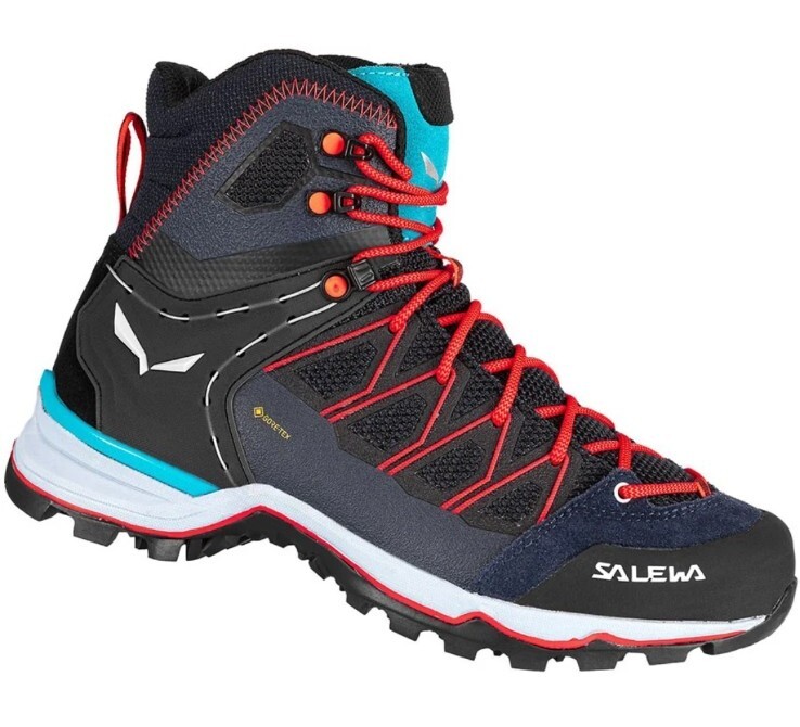 Salewa WS Mtn Trainer Lite Mid GTX - Mujer Azul Marino - Talla 8