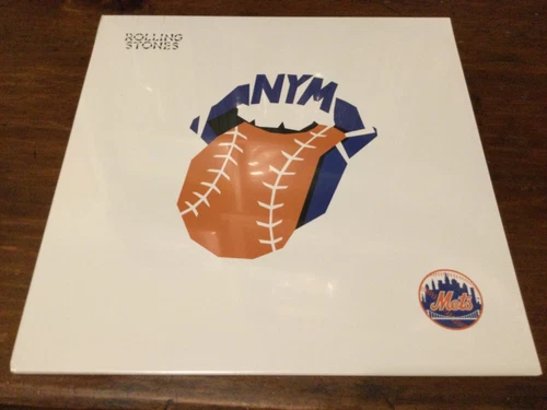 THE ROLLING STONES HACKNEY DIAMONDS NYM METS WHITE VINYL  LIMITED SEALED