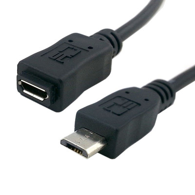 Micro USB 2.0 Type B 5Pin Male to Micro USB Female Extension Cable
