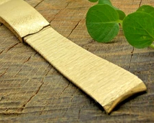 Kestenmade USA Vintage Watch Band NOS Unused 17.5mm Deployment Clasp Gold Filled