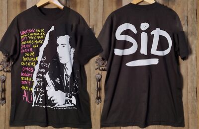 Vintage 1986 Sid Vicious Sex Pistols Punk Rock T- Shirt | eBay
