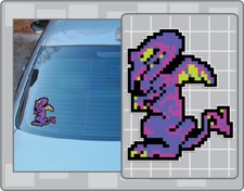 RIDLEY Sprite from Metroid 1 Vinyl Decal Car Truck Sticker NES Game