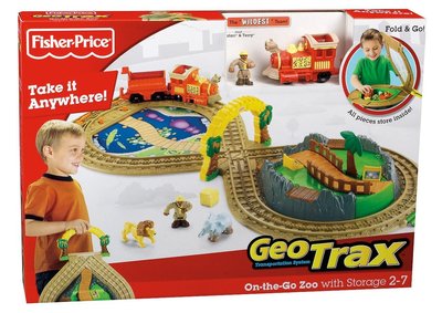 NEW Geotrax On the Go Zoo Train 2 Handiest & Greenest Teams Engines Fisher Price