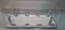 HO SCALE 16" DOUBLE TRACK "WINTER SCENE" - DISPLAY CASE - FOR ANY HO TRAIN