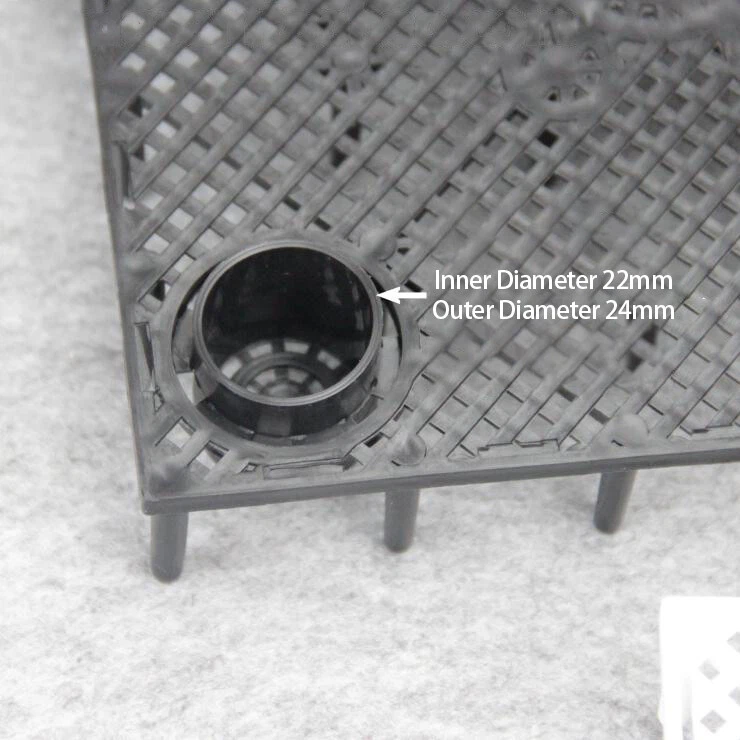 White/Black Aquarium Divider Tray Aquarium Filter Bottom For Fish Tank Isolation - Image 3 of 3