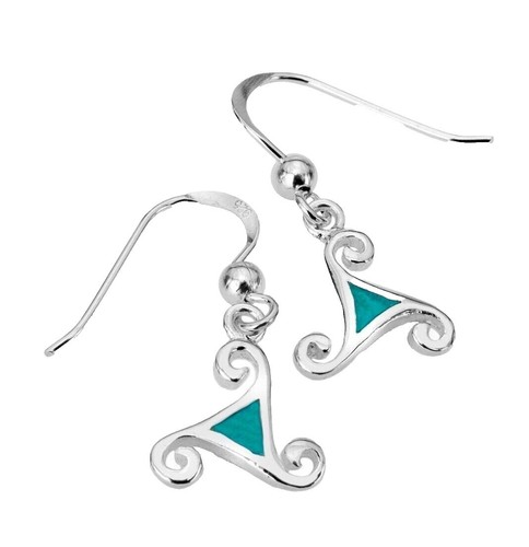 Vintage pair of sterling silver Navajo made earrings  display picture 1