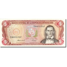 [#267242] Billet, Dominican Republic, 5 Pesos Oro, 1977-1980, 1988, KM:118c, SUP