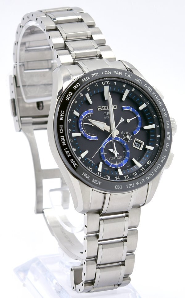 SEIKO ASTRON SBXB107 8X53-0AD0-2 Solar GPS Black Dial SS SEIKO ASTRON SBXB107 8X53-0AD0-2 Solar GPS Black Dial SS