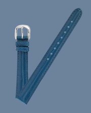 Ecclissi 14mm x 12mm Blue Leather Strap with original Buckle 23795