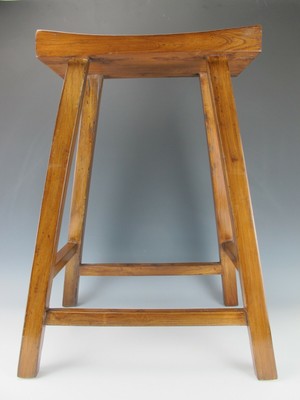 A Chinese High Leg Handmade Wood Bar Stool/Chair