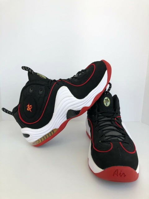 nike air penny 2 black red