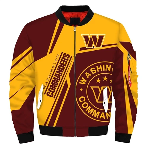 Washington Commanders Men's Flight Bomber Jacket