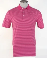 Ralph Lauren Polo Golf Pink Stripe Pima Cotton Polo Shirt Men's NWT
