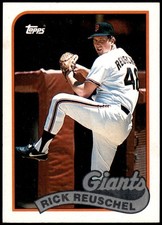 Rick Reuschel San Francisco Giants 1989 Topps Baseball Card #65