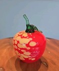 Royal Gallery hand-blown glass art apple, made in the Czech Republic in 1998 — photo 2