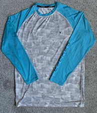 Spyder Surf-Sand-Sun Men's Long Sleeve Rash Guard Shirt Wicking UPF30+ SMALL