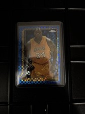 2025-26 Topps Chrome #242 Shaquille O'Neal Blue X-Fractor Lakers
