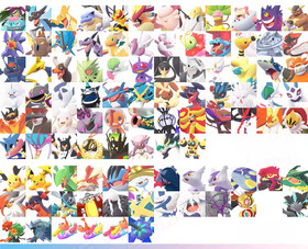 Pok&eacute;mon Legends ZA ✨ALL MEGA✨Shiny Alpha Holding Mega Stone ✨Mega Dimension Z-A