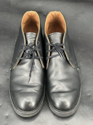 正規品 RED WING 9196 POSTMAN CHUKKA 8 1/2 Red Wing Shoes Men's Heritage Postman Chukka Boot Black 9196 9ee