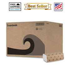 9 in. x 9-9/20 in. White Multi-fold Paper Towel Cleaning Wipes 250 Towels/Pack,