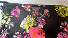 VICTORIA'S SECRET BLACK FLORAL WRISTLET TRAVEL COSMETIC BAG   — photo 6