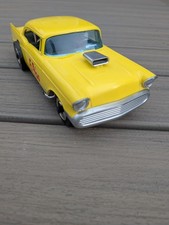 Wen-Mac 1957 Chevrolet Fuel Powered Tether Car Rare Yellow Color VG Condition!!