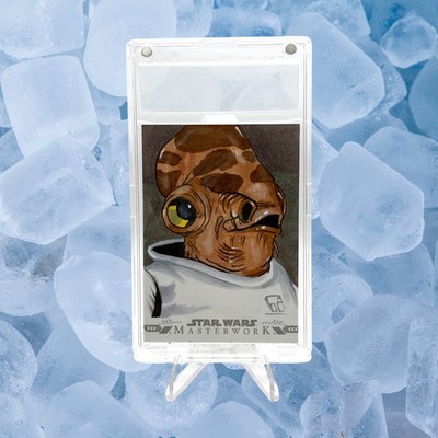 Topps Star Wars Masterwork ADMIRAL ACKBAR 1/1 Original Eric Medina Sketch Card