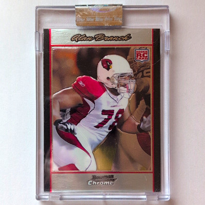 Topps 2007 Bowman Chrome Alan Branch Rookie Arizona Cardinals BC85 NFL