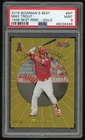 2018 Bowman's Best 1998 Best Performers #MT Mike Trout Gold PSA 9