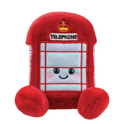 Aurora, 61569, Palm Pals Hattie Telephone Box, 5I, Soft Toy, Red and White