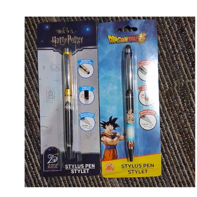 Peachtree Playthings Harry Potter & Dragon Ball Super Stylus Pen Set, Silicone  