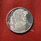 1 Gram Solid Silver “Roaring Lion” Round Ingot! .999 Pure!