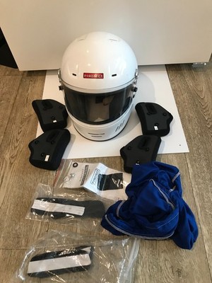 Pyrotect Pro Air Flow Racing Helmet  white Snell SA2010 Size L
