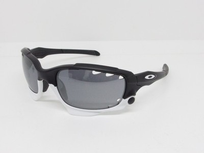 Oakley Jawbone Custom Matte Black White mit Black Iridium + gelben Gläsern