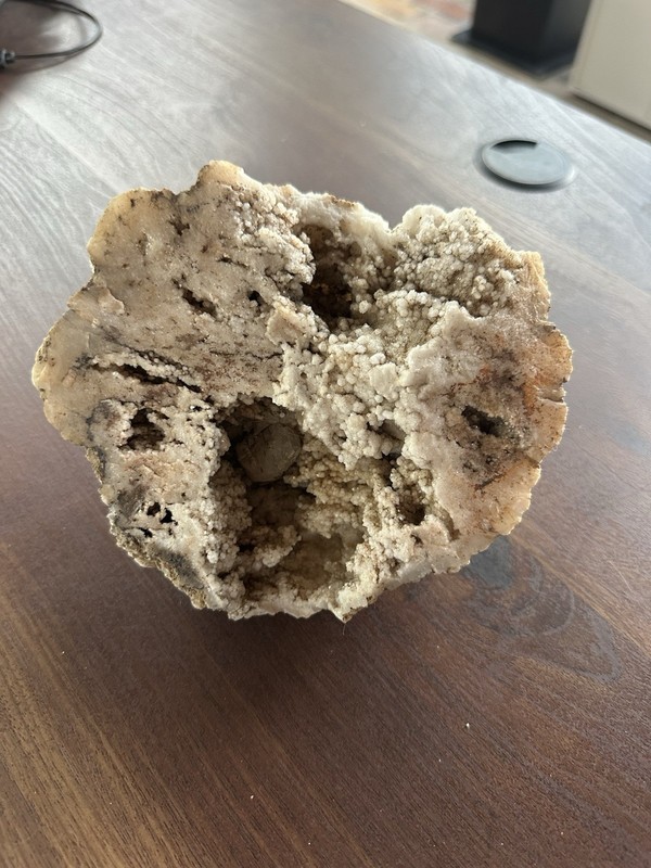 Large geode crystal cluster, natural crystals
