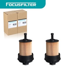 2PCS FOCUSFILTER 68335191AA Engine Oil Filter Fits Alfa Romeo Giulia 2017-2019