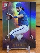 Bo Bichette 2020 Panini Chronicles #11 Titanium Rookie Card RC Toronto Blue Jays. rookie card picture