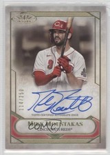 2021 Topps Tier One Talent 114/250 Mike Moustakas #T1TA-MM Auto v1x