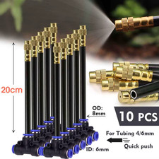 30-5M 1/4" 4/6Mm Misting Cooling System 360° Free-Bend Adjustable Nozzle Atomize