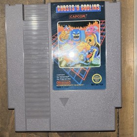 Ghosts 'n Goblins video game cartridge Nintendo Entertainment System (NES).