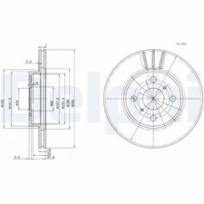 Disque de frein Toyota PASEO