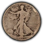 1921-D 50c Walking Liberty Silver Half Dollar - Good Key Date - SKU-Z6509