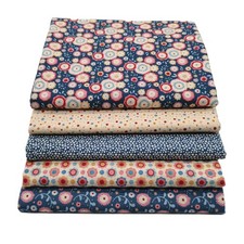 Harbor Blue Fat Quarters Fabric Bundles 18x22 inches Precut Cotton for Quilting